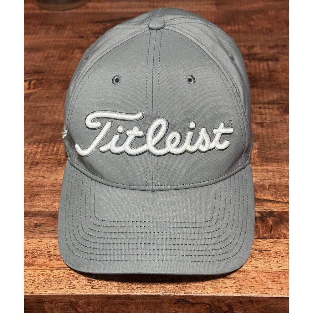 Titleist Hat Cap Men Strapback GrayFootJoy Golf Ball Casual Drive Range